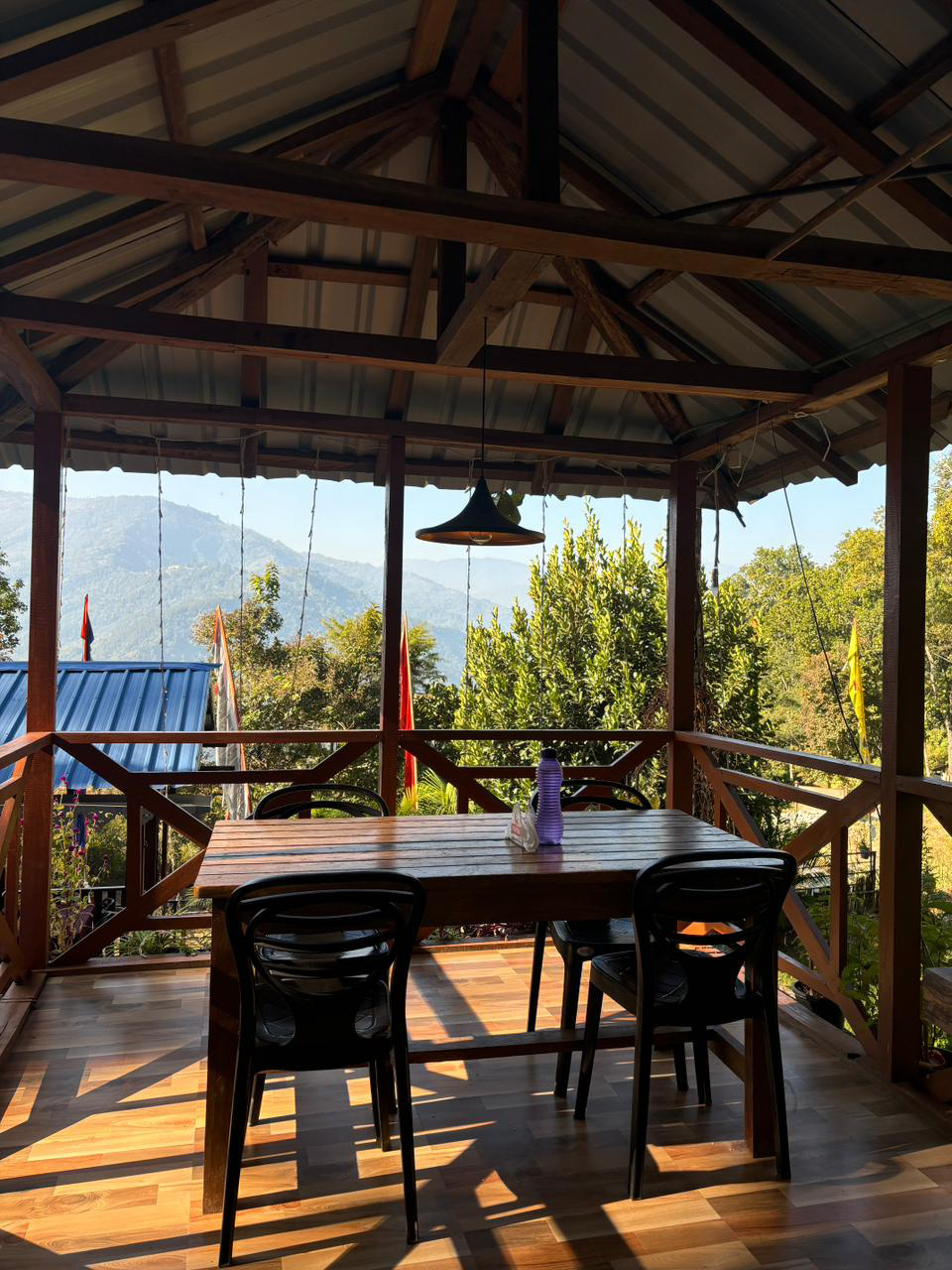 Resturant View from Peafowl Homestay