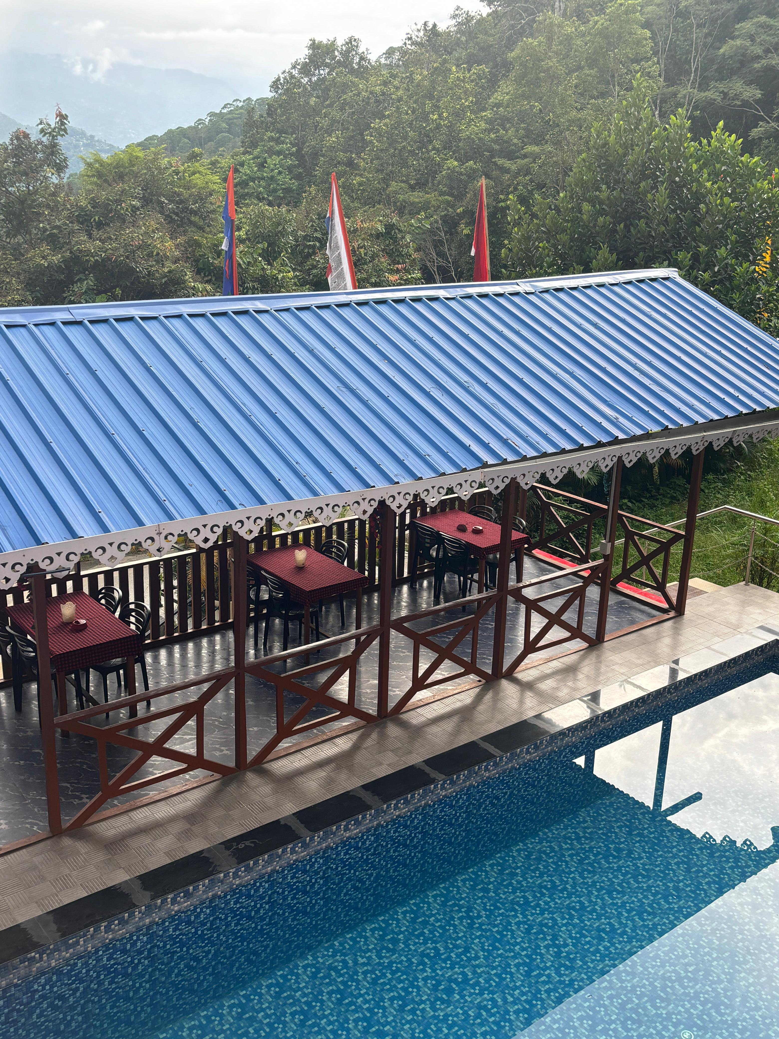 Sunset View from Peafowl Homestay